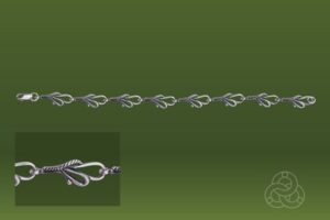 Strieborný náramok – Kvapka