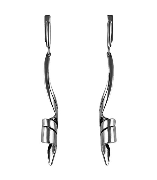 Strieborné náušnice – Serpentína 29070