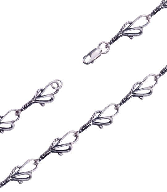 Strieborný náramok – Kvapôčka 49002