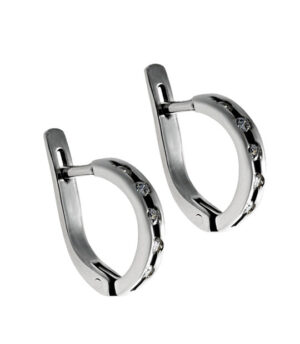 Strieborné náušnice so zirkónmi – Zuzana 29060