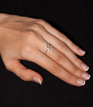 Strieborný prsteň 19082 Jarabinka