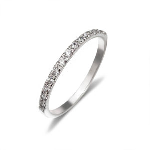 Strieborný prsteň so zirkónmi – Vista