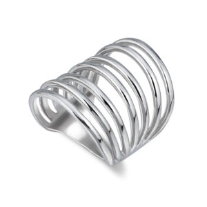 Strieborný prsteň so zirkónmi – Citadela