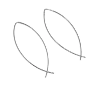 Strieborné dámske náušnice – Fisel