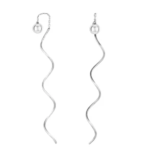 Strieborné dámske náušnice – Ariel